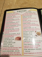 Lucano's Pasta Italian menu