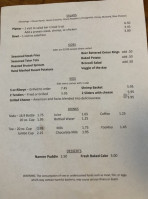 Smoot's menu