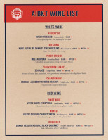 American Icon Brewery Kitchen Taproom menu