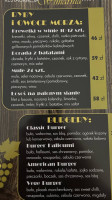 Winiarnia menu