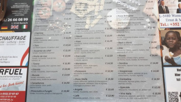 Pizzeria Um Moart menu