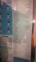 Pelican's Snoballs Clovis! menu