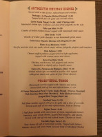 Sabores Authentic Mexican menu