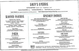 The Salty Mule menu