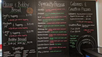 Saint Giuseppes Pizza menu