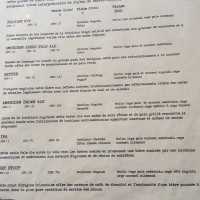 Microbrasserie Hopera menu