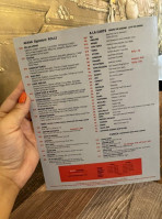 Akami Sushi menu