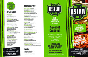 Street Asian Food menu