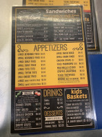 Porkys Burgers Wings menu