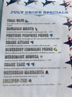 Portside Waterfront Kitchen menu