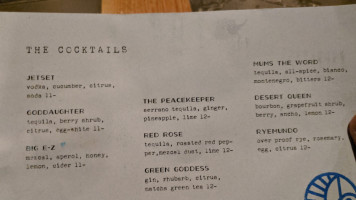 Peacekeeper menu