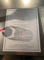 Frisby Cellars Winery menu