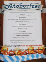 The Bavarian's Wirtshaus menu