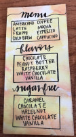 The District Coffee Company menu