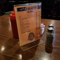 O'brady's Burgers Brew menu