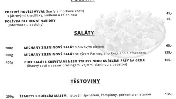 Oskar Neratovice menu