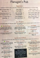 Flanagan's Pub menu