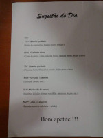 Café Avenida menu