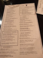 The Country Club Costa Mesa menu