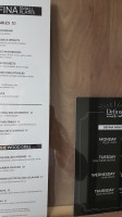 Defina Wood Fired menu