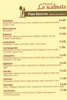 Pizzeria Trattoria La Scalinata Di Volo menu