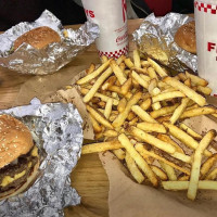 Five Guys Burgers Fries food