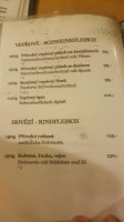 Hospoda U Telcu menu