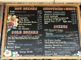 Kokomo's Surfside Grill menu