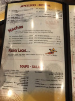 El Paso Mexican Grill menu