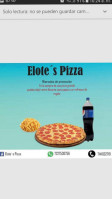 Elote's Pizza food