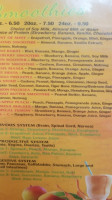 Tastee Jerk menu