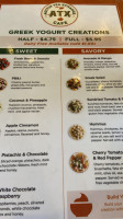 Austin Tea Xchange Cafe menu