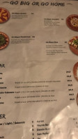 Pizza Locale menu