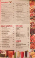 Rosie Thai Cuisine menu