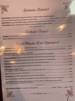 Toros Turkish Cuisine Montclair menu