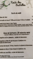 Des Buchilles menu