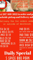 Pho Co. Variety menu