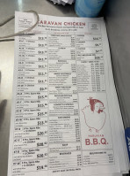 Caravan Chicken Incorporated menu