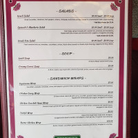 Sabitri's Global Cuisine, Nepalese And Indian Food menu