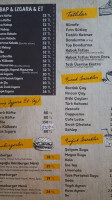 Güneşoğlu Bahçe Cafe menu