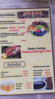 Picante menu