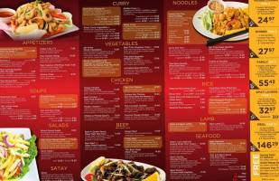 Thai Room menu