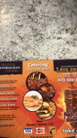 Mediterranean Lava Grill menu