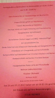 ´s Huehnerwaeldle menu