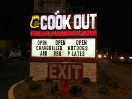 Cook Out outside