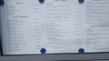 Rössli menu