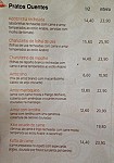 Arabie menu