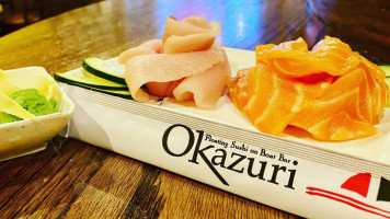 Okazuri Floating Sushi food