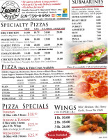 Luciani's Pizza food