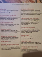 Brack's Grille Tap menu